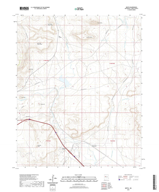 Mesita New Mexico US Topo Map Image