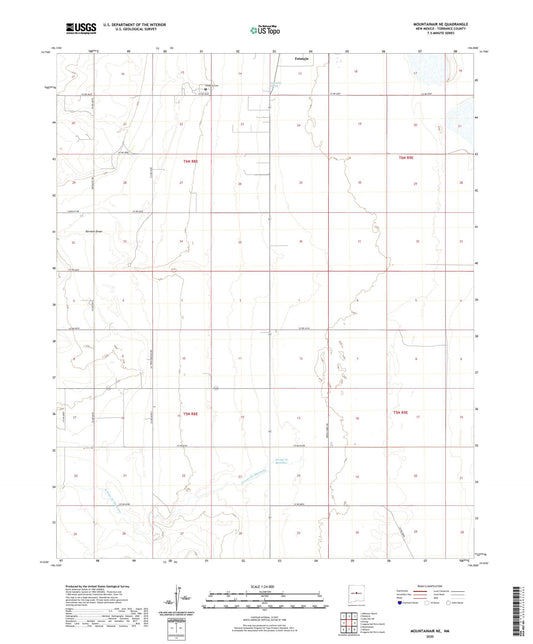 Mountainair NE New Mexico US Topo Map Image