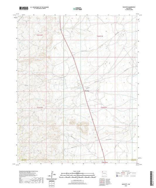 Naschitti New Mexico US Topo Map Image