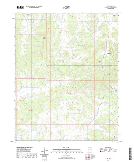 Ojito New Mexico US Topo Map Image