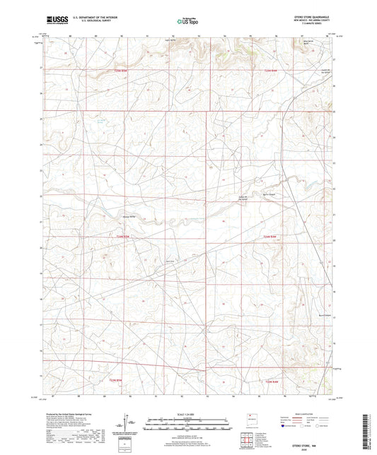 Otero Store New Mexico US Topo Map Image