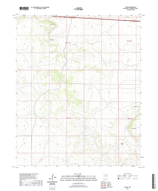 Palma New Mexico US Topo Map Image