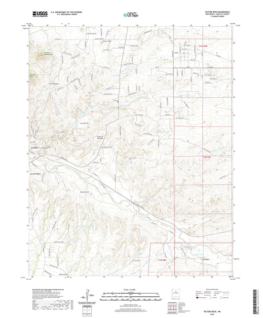 Picture Rock New Mexico US Topo Map Image