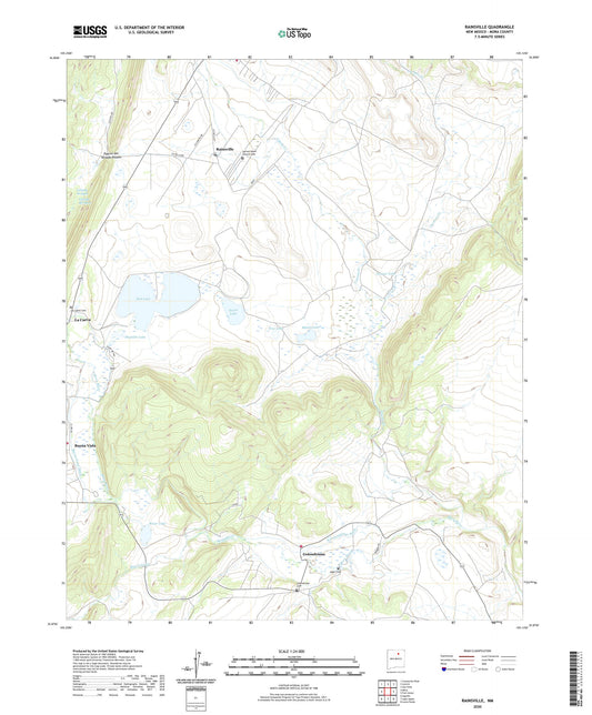 Rainsville New Mexico US Topo Map Image