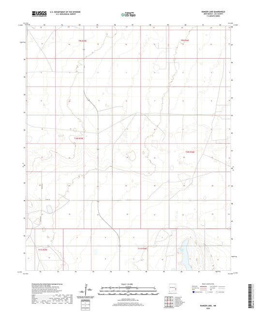Ranger Lake New Mexico US Topo Map Image