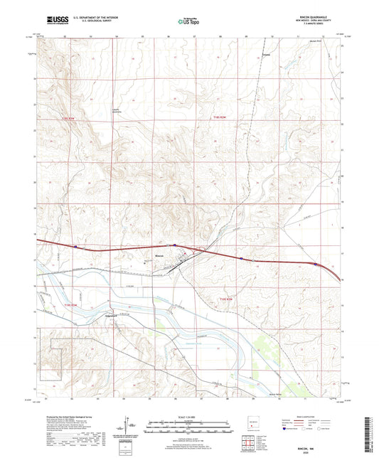 Rincon New Mexico US Topo Map Image