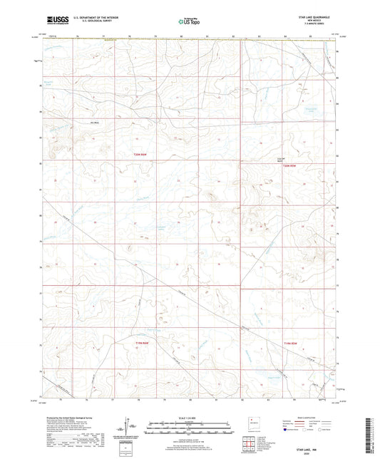 Star Lake New Mexico US Topo Map Image