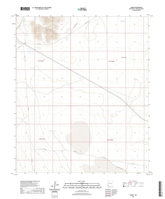 Summit New Mexico US Topo Map Image