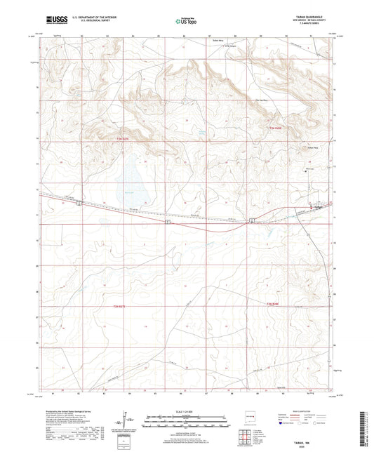 Taiban New Mexico US Topo Map Image