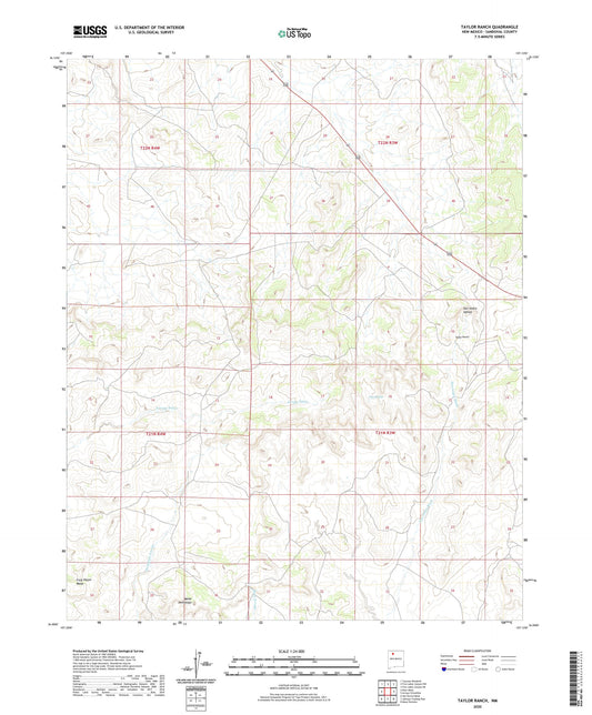 Taylor Ranch New Mexico US Topo Map Image