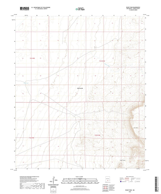 Wilde Tank New Mexico US Topo Map Image