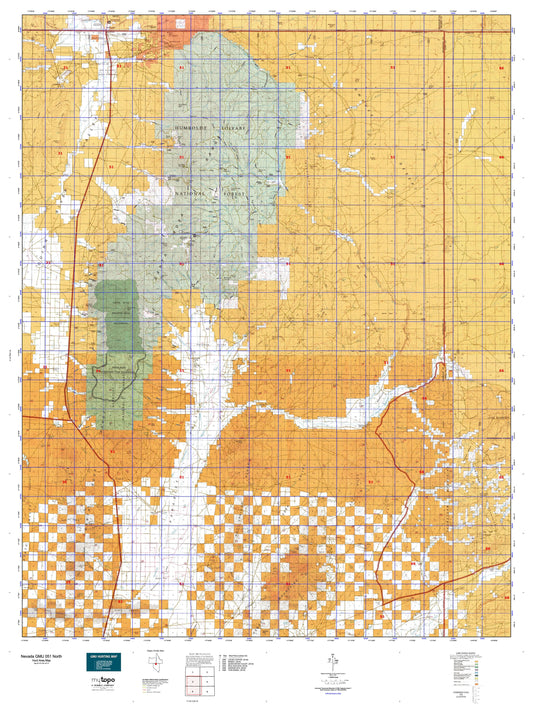 Nevada GMU 051 North Map Image