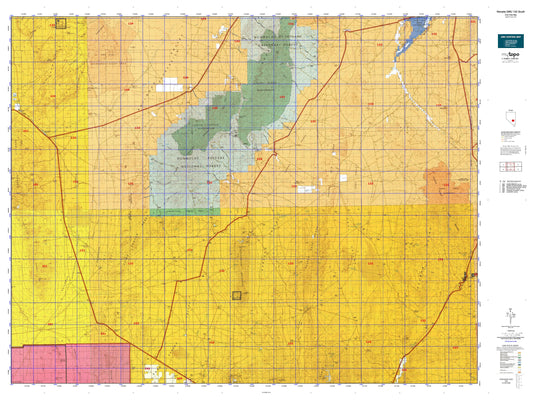 Nevada GMU 132 South Map Image