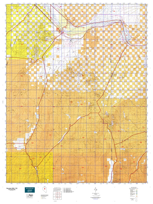 Nevada GMU 152 Map Image
