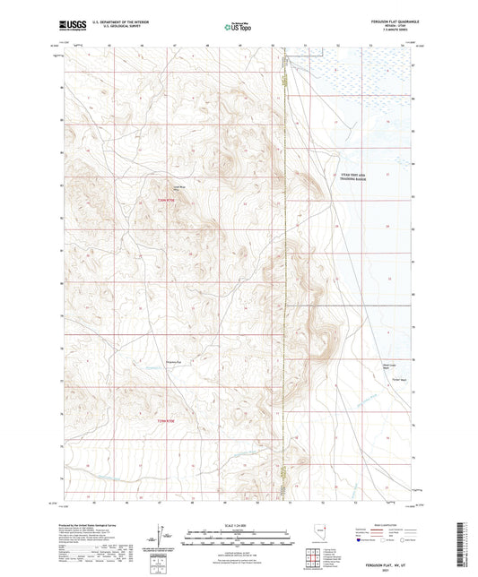 Ferguson Flat Nevada US Topo Map Image
