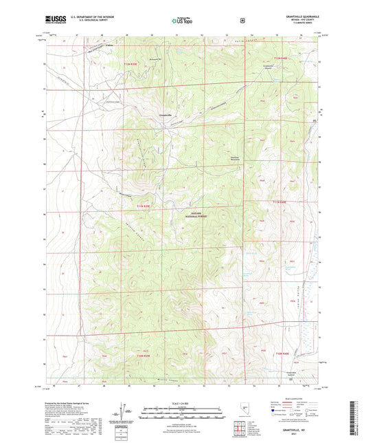 Grantsville Nevada US Topo Map Image