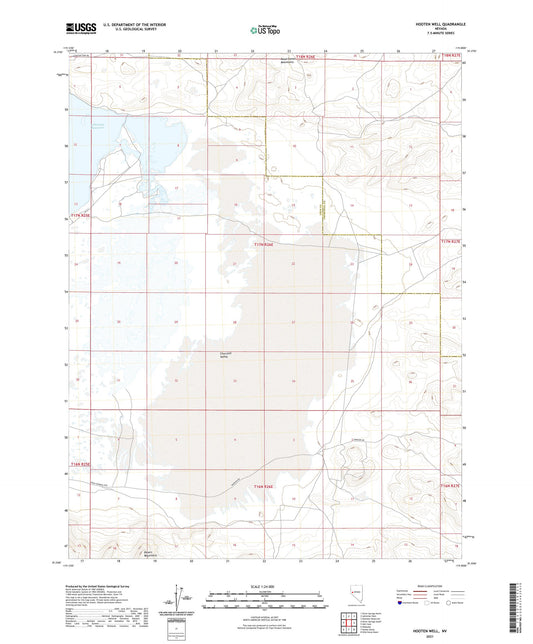 Hooten Well Nevada US Topo Map Image