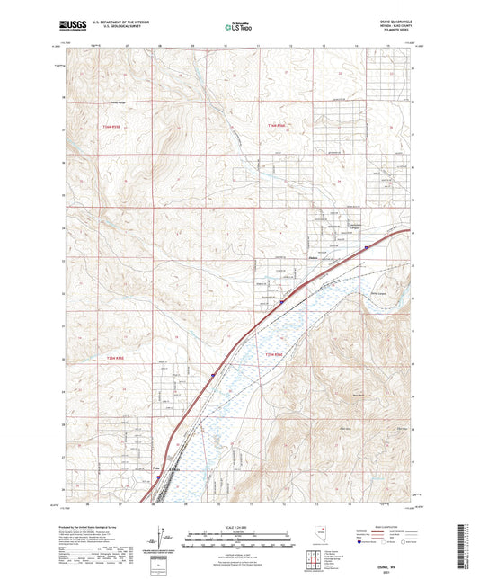 Osino Nevada US Topo Map Image