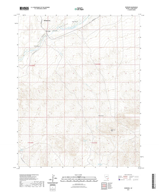 Riverside Nevada US Topo Map Image