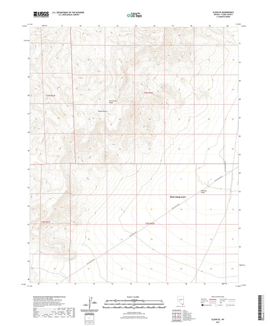 Sloan SE Nevada US Topo Map Image