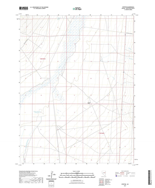Steptoe Nevada US Topo Map Image