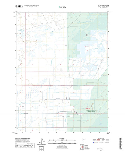Stillwater Nevada US Topo Map Image