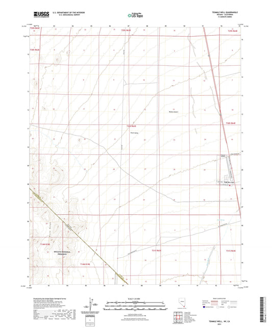 Tenmile Well Nevada US Topo Map Image