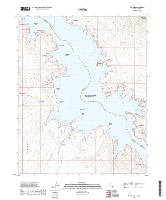 The Temple Nevada US Topo Map Image