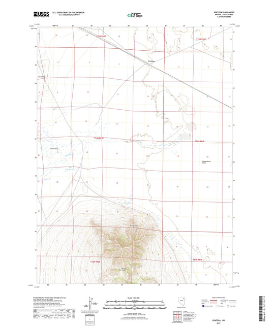 Ventosa Nevada US Topo Map Image