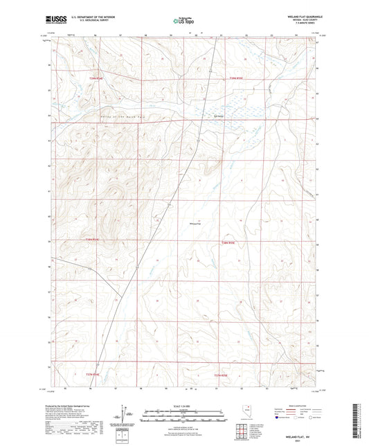 Wieland Flat Nevada US Topo Map Image