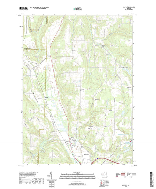 Arkport New York US Topo Map Image