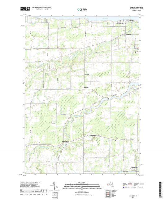Ashwood New York US Topo Map Image