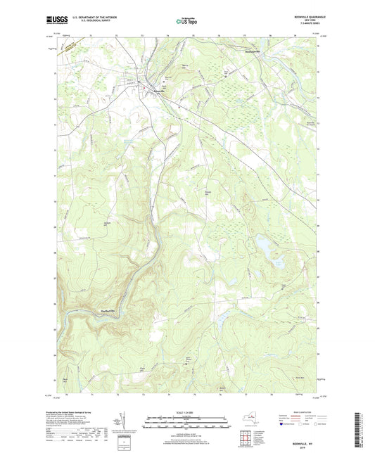 Boonville New York US Topo Map Image