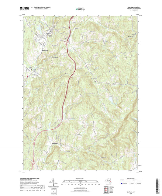Chatham New York US Topo Map Image