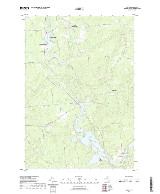 Colton New York US Topo Map Image