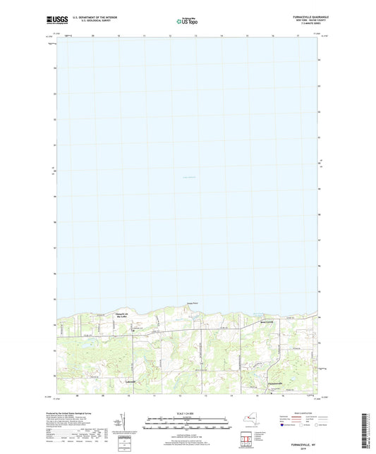 Furnaceville New York US Topo Map Image