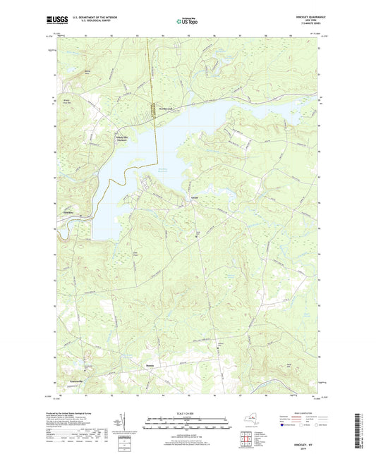 Hinckley New York US Topo Map Image