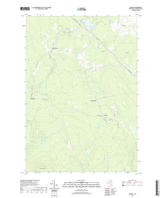 Jericho New York US Topo Map Image
