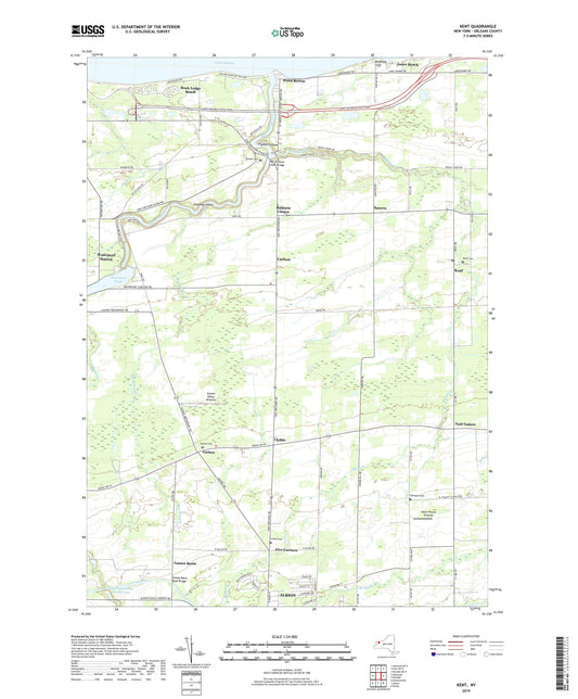 Kent New York US Topo Map Image