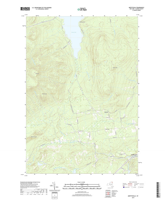Moffitsville New York US Topo Map Image