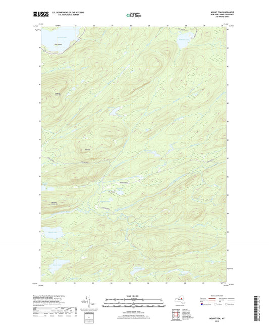 Mount Tom New York US Topo Map Image