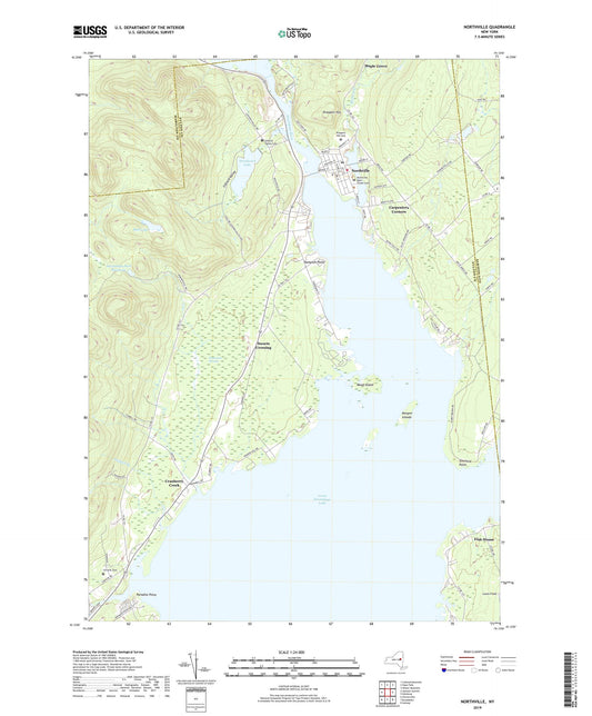 Northville New York US Topo Map Image