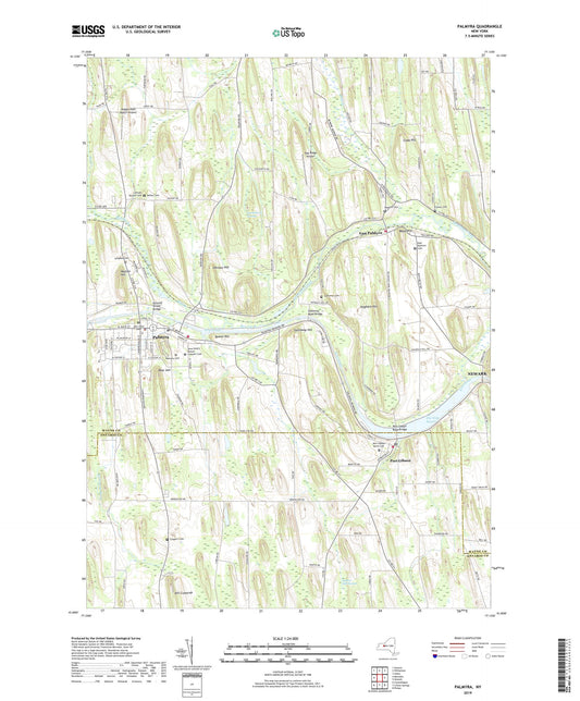 Palmyra New York US Topo Map Image