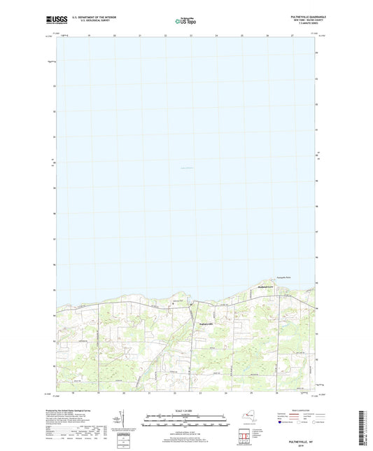 Pultneyville New York US Topo Map Image