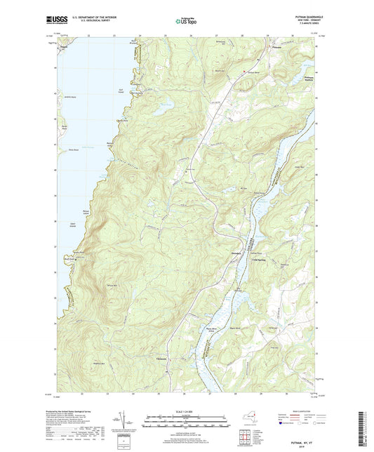 Putnam New York US Topo Map Image