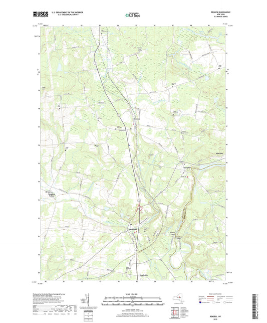 Remsen New York US Topo Map Image