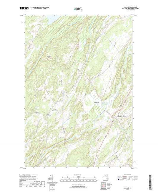 Richville New York US Topo Map Image
