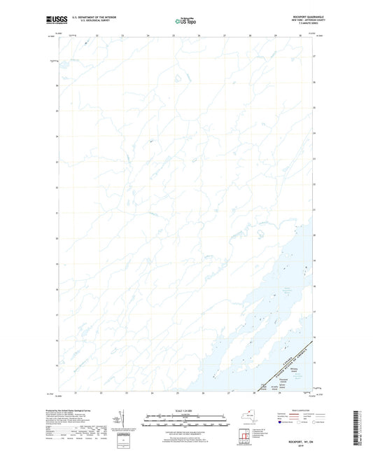 Rockport New York US Topo Map Image