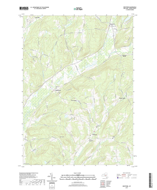 Westford New York US Topo Map Image