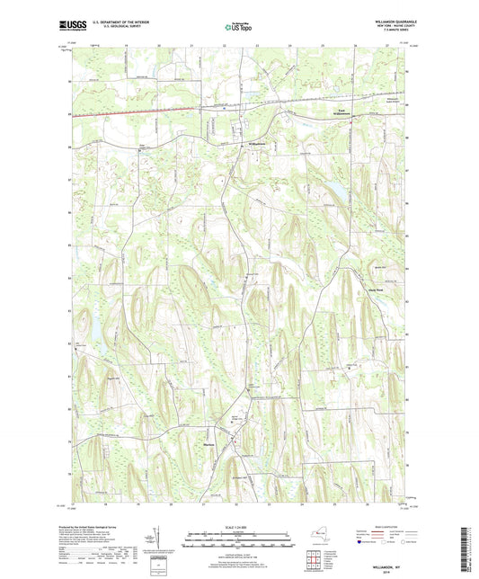 Williamson New York US Topo Map Image